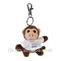 Macaco enchido projeto personalizado keychain